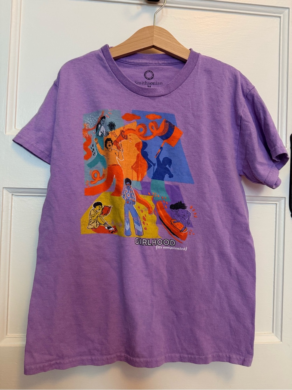 Smithsonian Purple 'Girlhood' Graphic T-Shirt